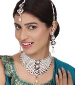 Brass Multi-Color Jewelry Set - A Symphony of Elegance