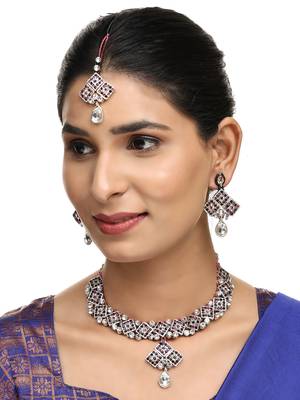 Brass Multi-Color Jewelry Set - A Vibrant Symphony 1