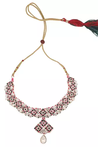 Brass Multi-Color Jewelry Set - A Vibrant Symphony