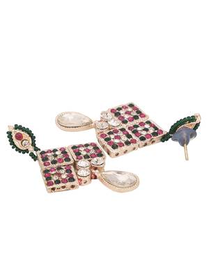 Brass Multi-Color Jewelry Set - A Vibrant Symphony 6