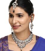 Brass Black Jewelry Set - Elegance in Ebony Beauty