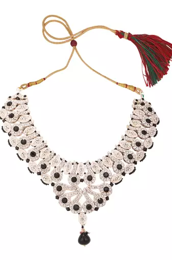 Brass Black Jewelry Set - Elegance in Ebony Beauty