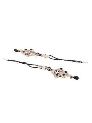 Brass Black Jewelry Set - Elegance in Ebony Beauty 6