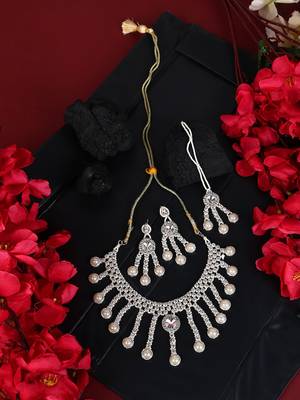 Top Choice: Brass White Jewelry Set - Elegance in Every Detail 2
