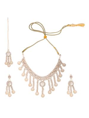 Top Choice: Brass White Jewelry Set - Elegance in Every Detail 3