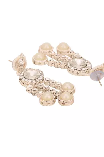 Top Choice: Brass White Jewelry Set - Elegance in Every Detail