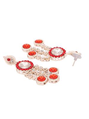 Brass Red Jewelry Set - Timeless Elegance in Passionate Red 7