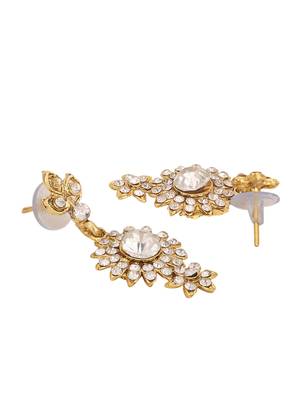 Brass White Jewelry Set - Timeless Elegance in Pure White 9