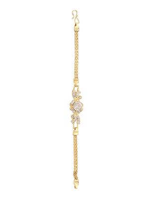 Pure Elegance: Brass White Jewelry Set 5