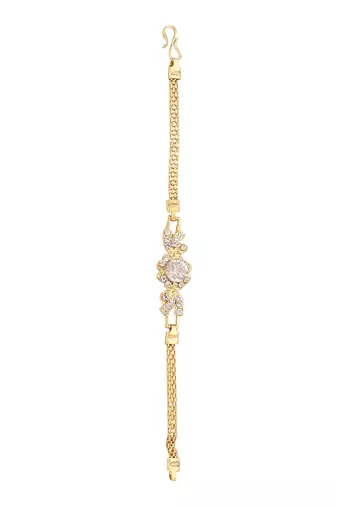 Pure Elegance: Brass White Jewelry Set