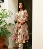 Aaravi beige suit set