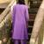 Aaravi dyed schiffli lilac suit set