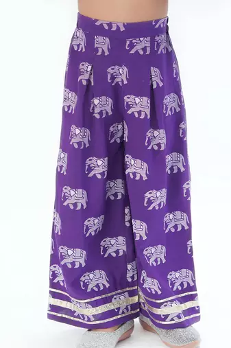 Trunk tales girls purple co-ord set