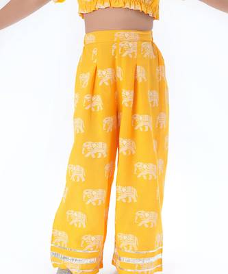 Trunk tales girls yellow co-ord set 5