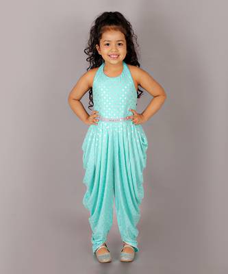 Fusion fair girls blue dhoti jumpsuit 1