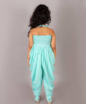 Fusion fair girls blue dhoti jumpsuit 3