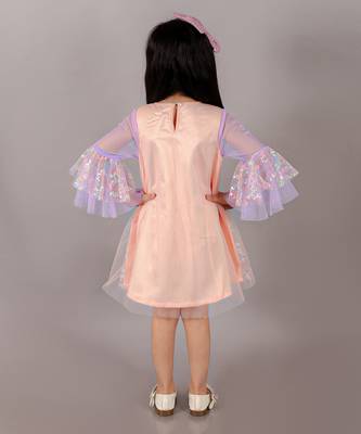 Razzle dazzle girls pink sequins party dress 4