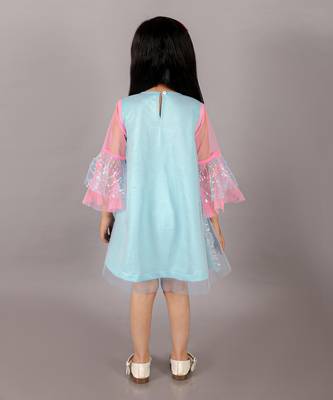 Razzle dazzle girls blue sequins party dress 4