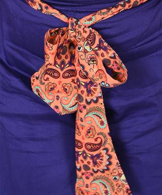 Sassy boho girls orange crop top with palazzo 5