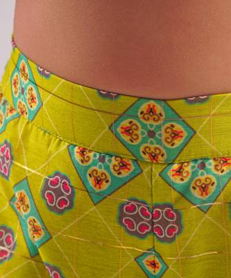 Raangoli girls green co-ord set 5