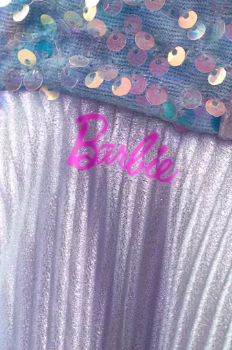 Lil drama's barbie blue sequins shimmer ballerina dress for girls