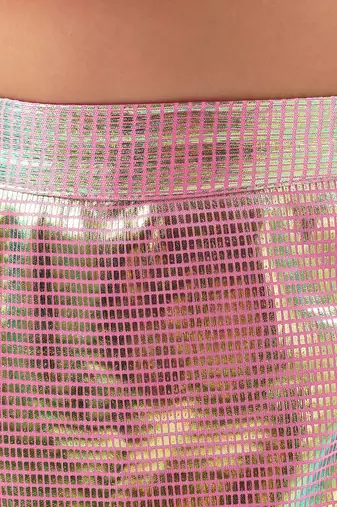 Lil drama's barbie pink shimmer pant ballerina co-ord set for girls