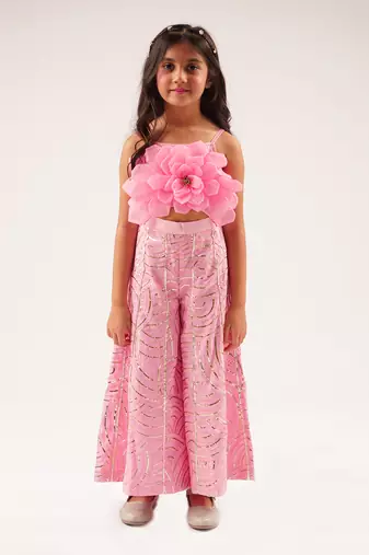 Bollywood tadka girls pink jumpsuit