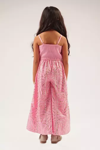 Bollywood tadka girls pink jumpsuit