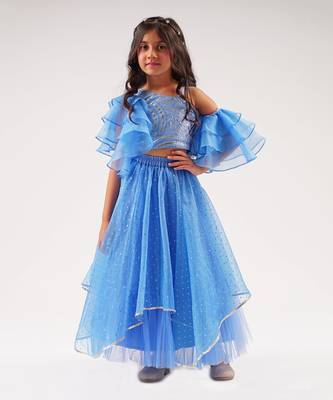 Bollywood tadka girls blue lehenga set 1