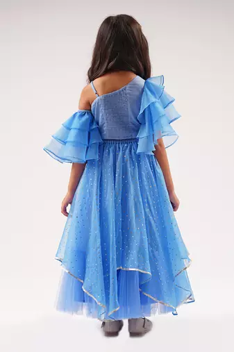Bollywood tadka girls blue lehenga set