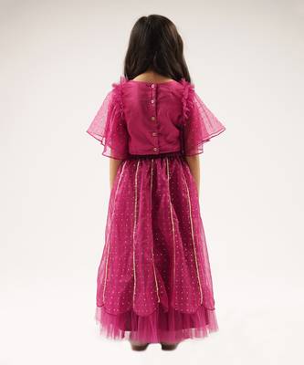 Bollywood tadka girls wine lehenga set 3