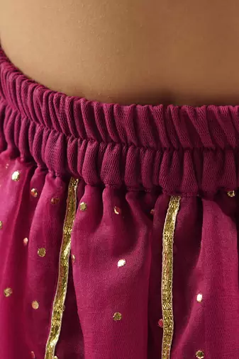 Bollywood tadka girls wine lehenga set