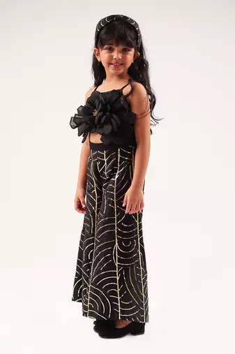 Bollywood tadka girls black jumpsuit
