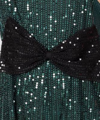 Lil drama girls green party jumpsuit 5