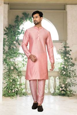 Men silk kurta churidar set 3