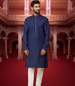 Men' cotton kurta churidar set