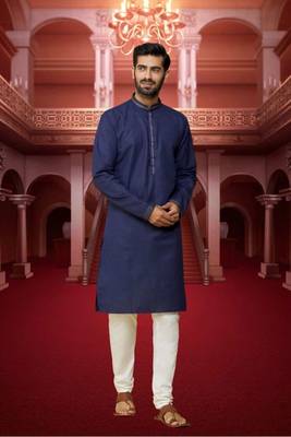 Men' cotton kurta churidar set 2