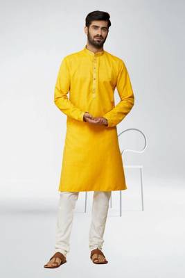 Men' cotton kurta churidar set 1