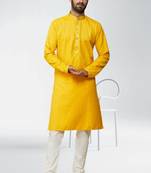 Men' cotton kurta churidar set