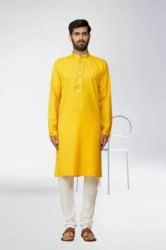 Men' cotton kurta churidar set