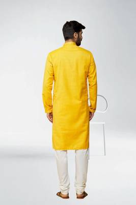 Men' cotton kurta churidar set 3