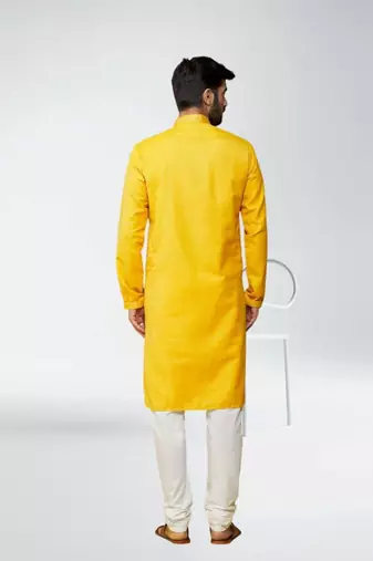 Men' cotton kurta churidar set