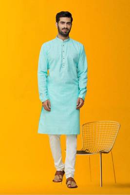 Men' cotton kurta churidar set 2