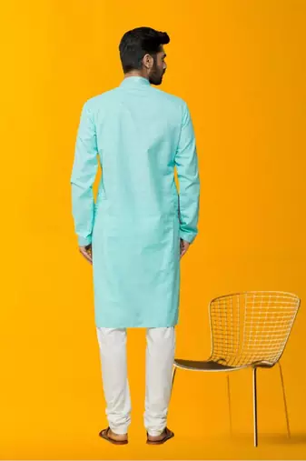 Men' cotton kurta churidar set
