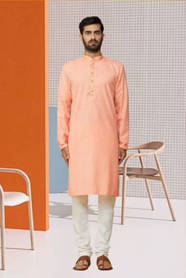 Men' cotton kurta churidar set 1