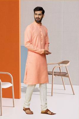 Men' cotton kurta churidar set 2