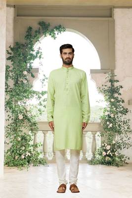 Men' cotton kurta churidar set 1