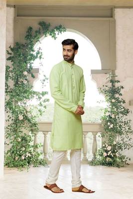 Men' cotton kurta churidar set 2