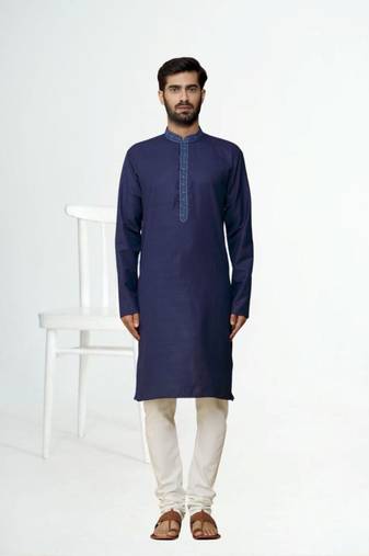Men' cotton kurta churidar set
