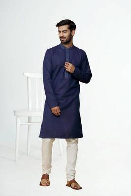 Men' cotton kurta churidar set 2